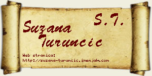 Suzana Turunčić vizit kartica